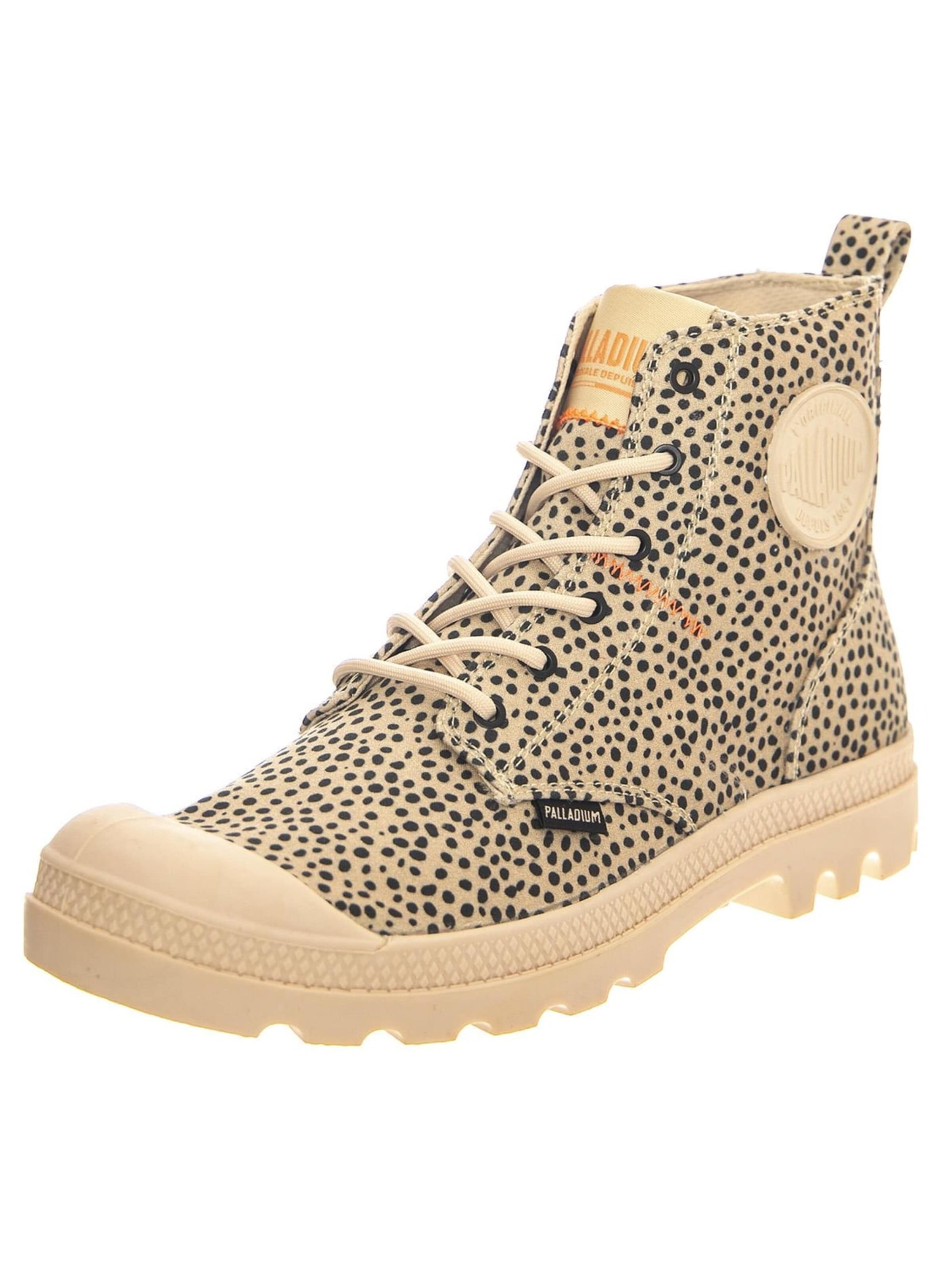 Palladium Støvler 'Pampa Hi Safari Sand Print' i blandingsfarvet: forside