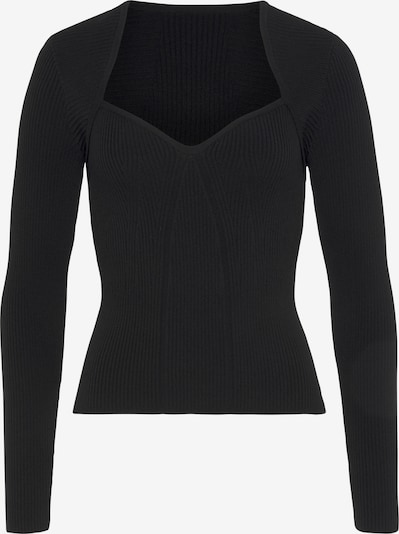 LASCANA Pullover in schwarz, Produktansicht