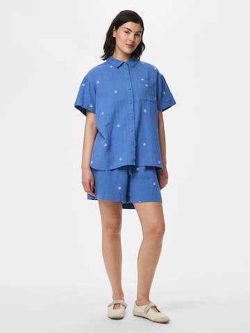PIECES Blouse 'PCSastina' in Blauw