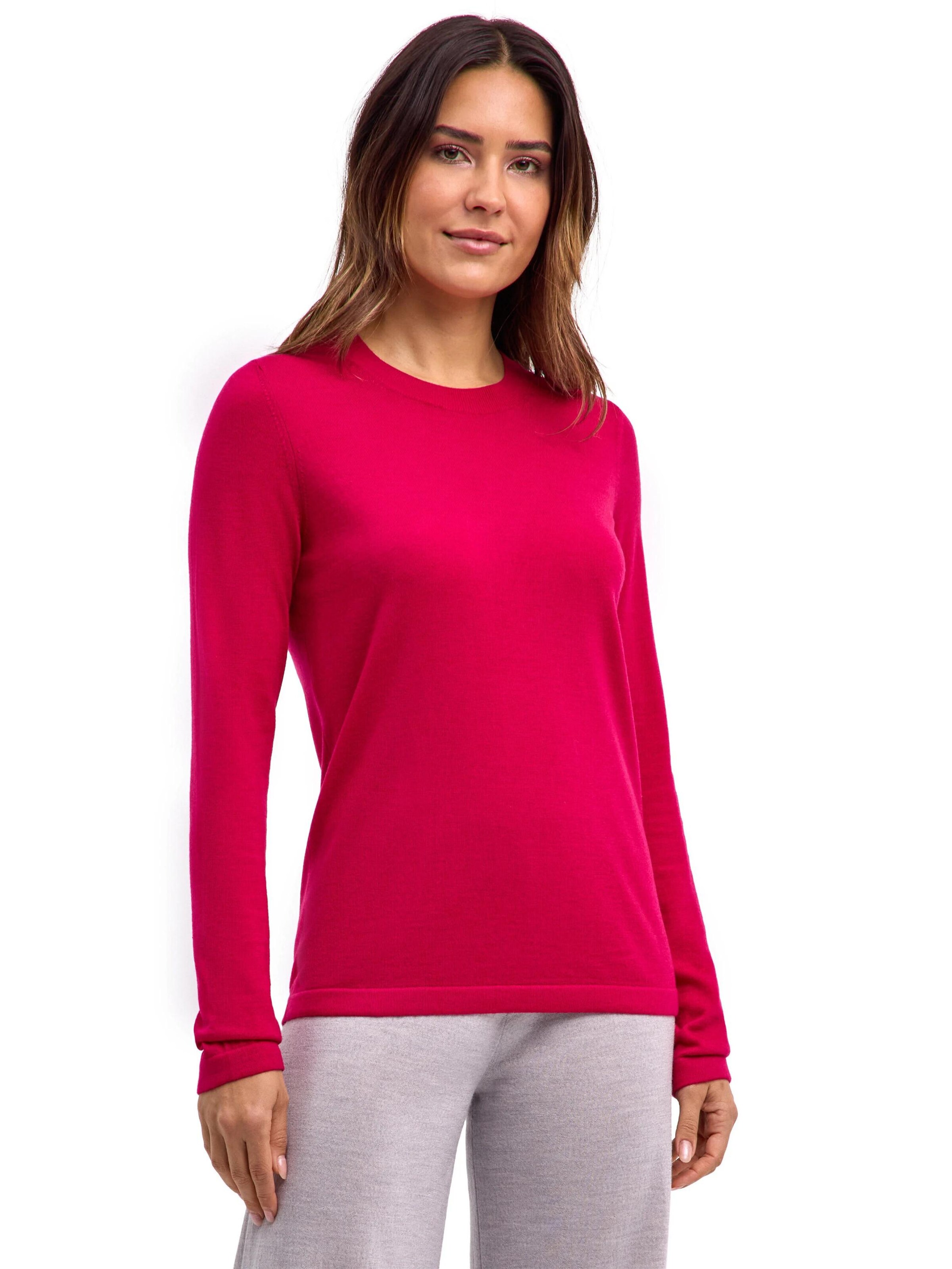 FALKE Pullover 'Pure Merino Wool'‌‌‌‌‌ in Pink: Vorderseite