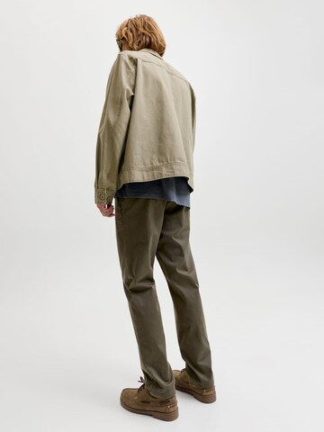 JACK & JONESregular Chino hlače 'JPSTOllie' - zelena boja