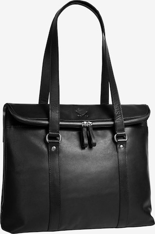 SANSIBAR Shopper in Black: front