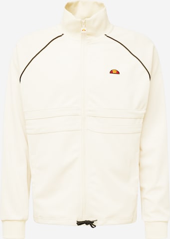 ELLESSE Sweatvest 'Soldo' in Wit: voorkant