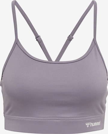 Hummel Bustier Urheilurintaliivit 'Chipo' värissä lila: etupuoli