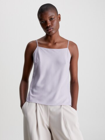 Haut 'Cami' Calvin Klein en violet : devant