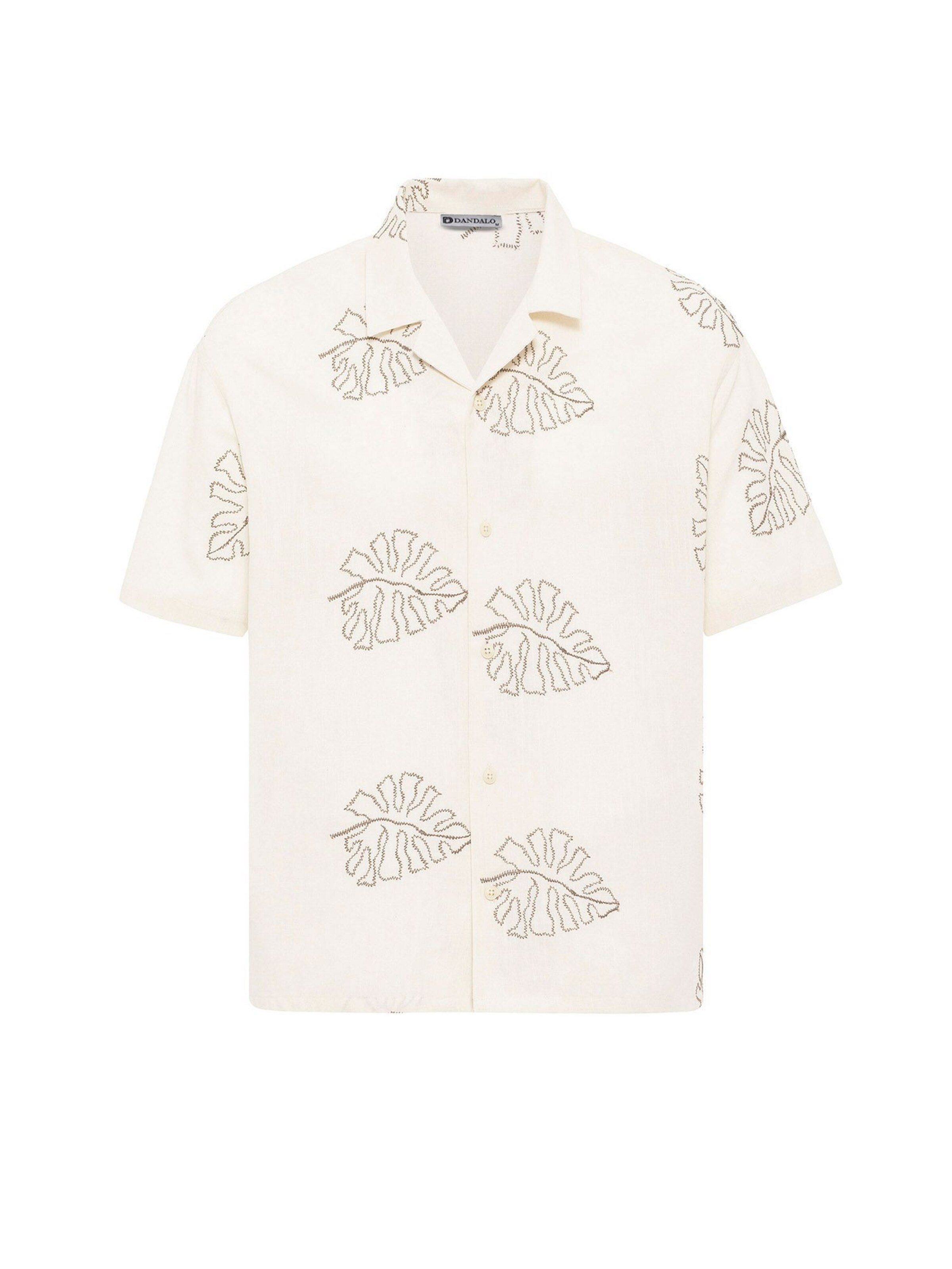 Fit confort Chemise Dandalo en blanc : devant