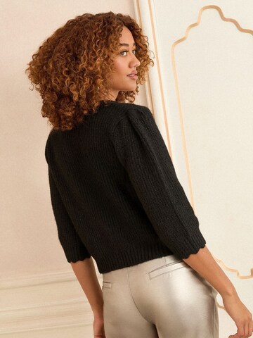 Giacchetta di love & roses in nero