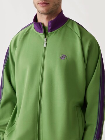 GUESS Zip-Up Hoodie in Green