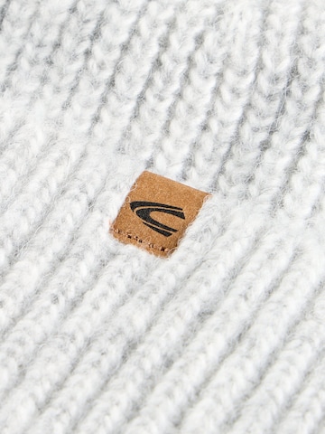 CAMEL ACTIVE Warme Mütze aus Wollmischung in Grau