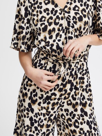 ICHI Jumpsuit 'Marrakech' in Beige