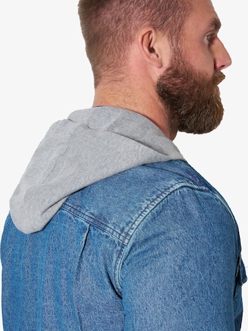 Jan Vanderstorm Comfort fit Button Up Shirt 'Olafur' in Blue