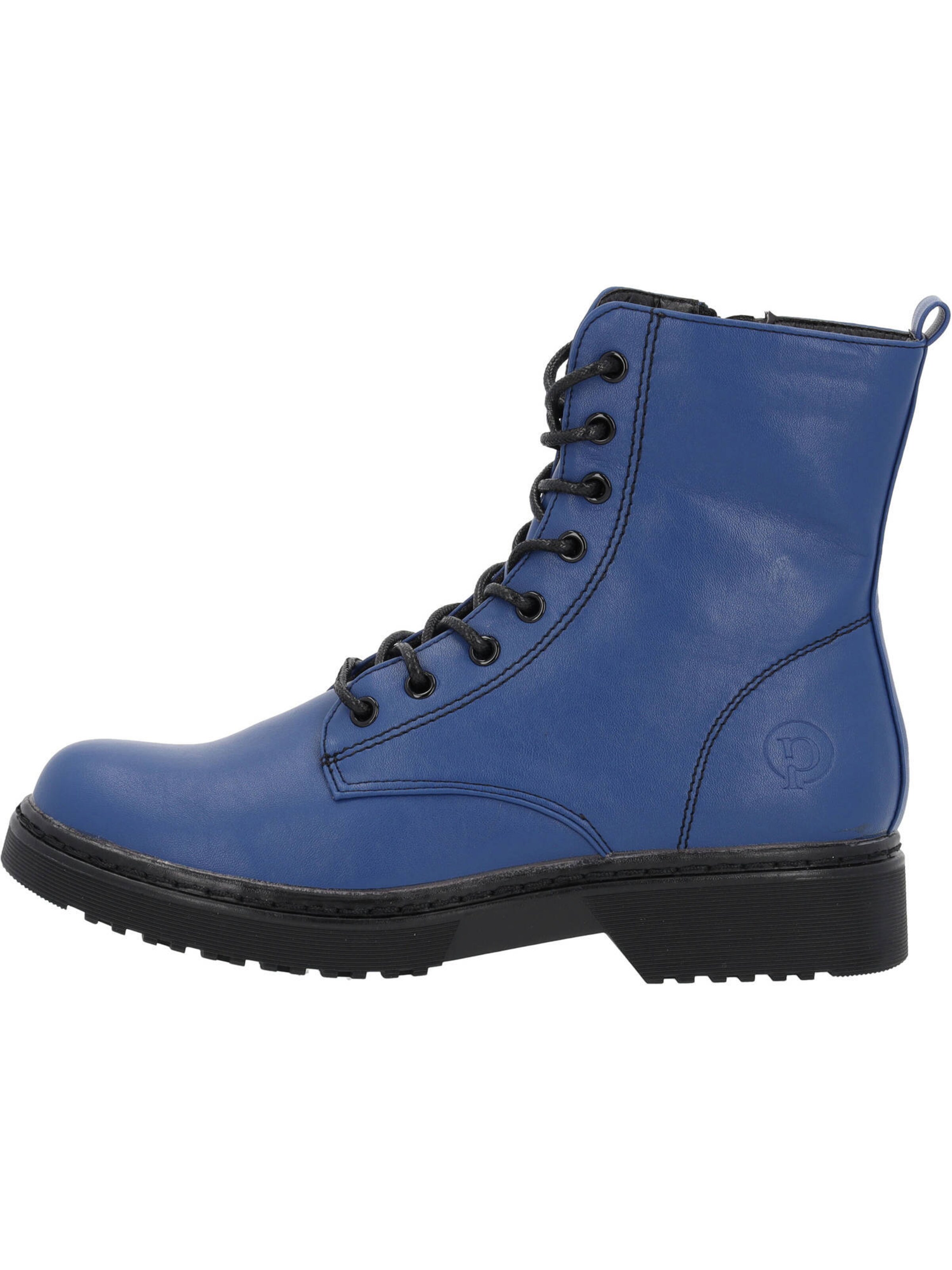 Palado Lace-up bootie 'Djerba' in Blue