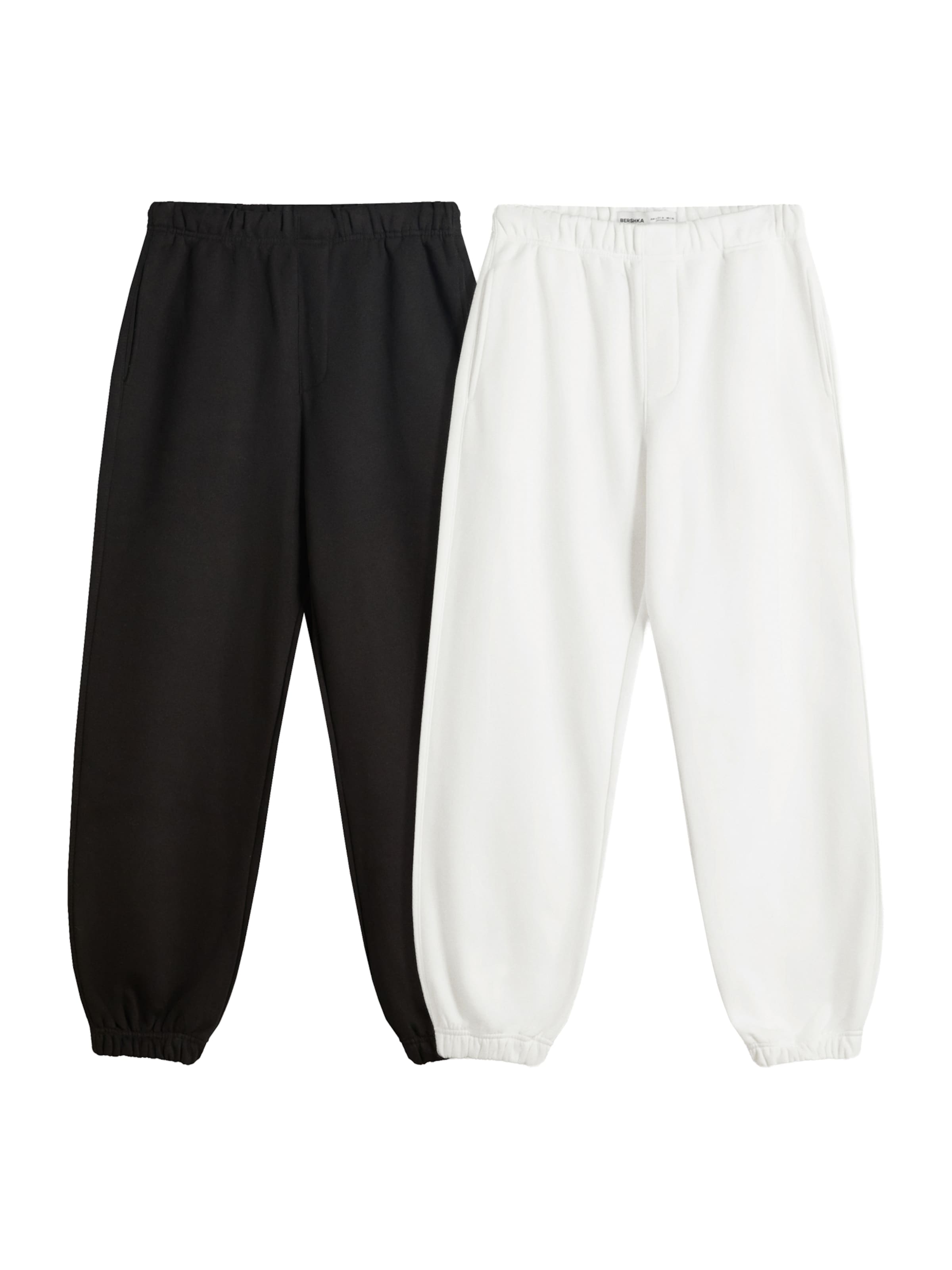 Bershka Pants in Black / White, Item view