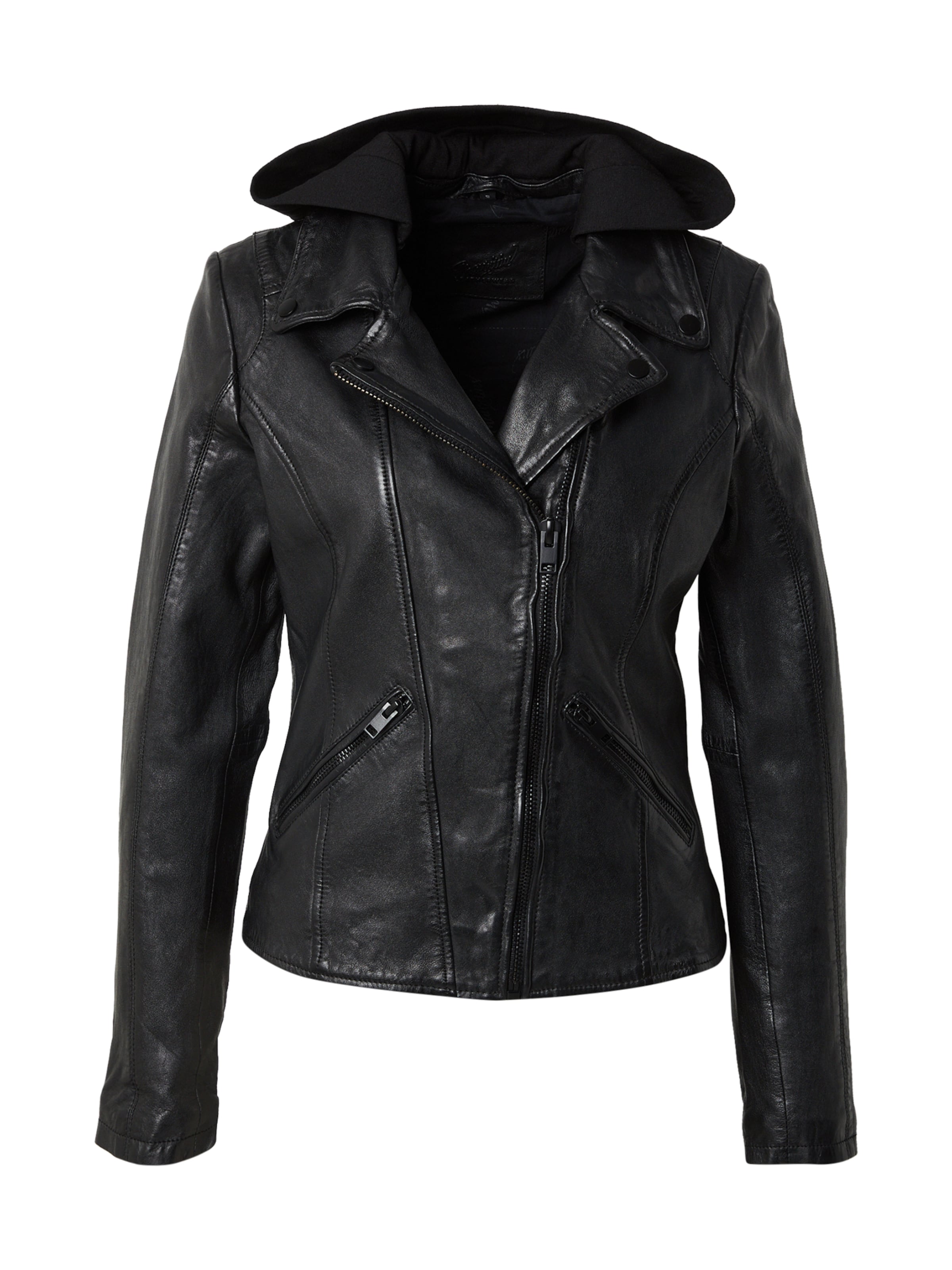 Mauritius Φθινοπωρινό και ανοιξιάτικο μπουφάν 'Tary' σε μαύρο: μπροστά