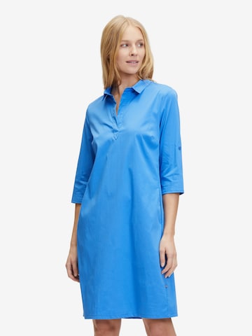 Abito camicia di Vera Mont in blu: frontale