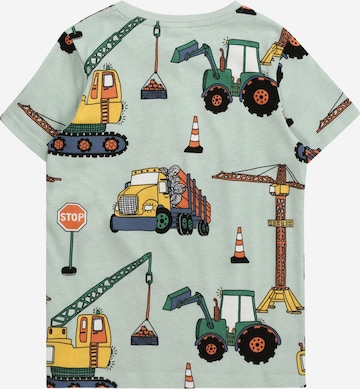 Lindex Shirt 'Working Vehicles' in Blue