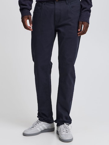 BLEND Slim fit Trousers 'Rodney' in Blue