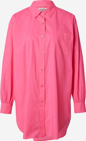 SCOTCH & SODA Blouse in Roze: voorkant