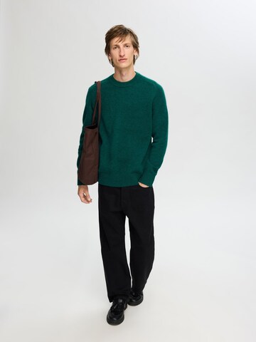 SELECTED HOMME Pullover in Grün