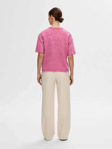 SELECTED FEMME Pulover 'MALINE-LILIANA' | roza barva