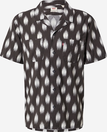 LEVI'S Button Up Shirt 'Camper' in Black: front