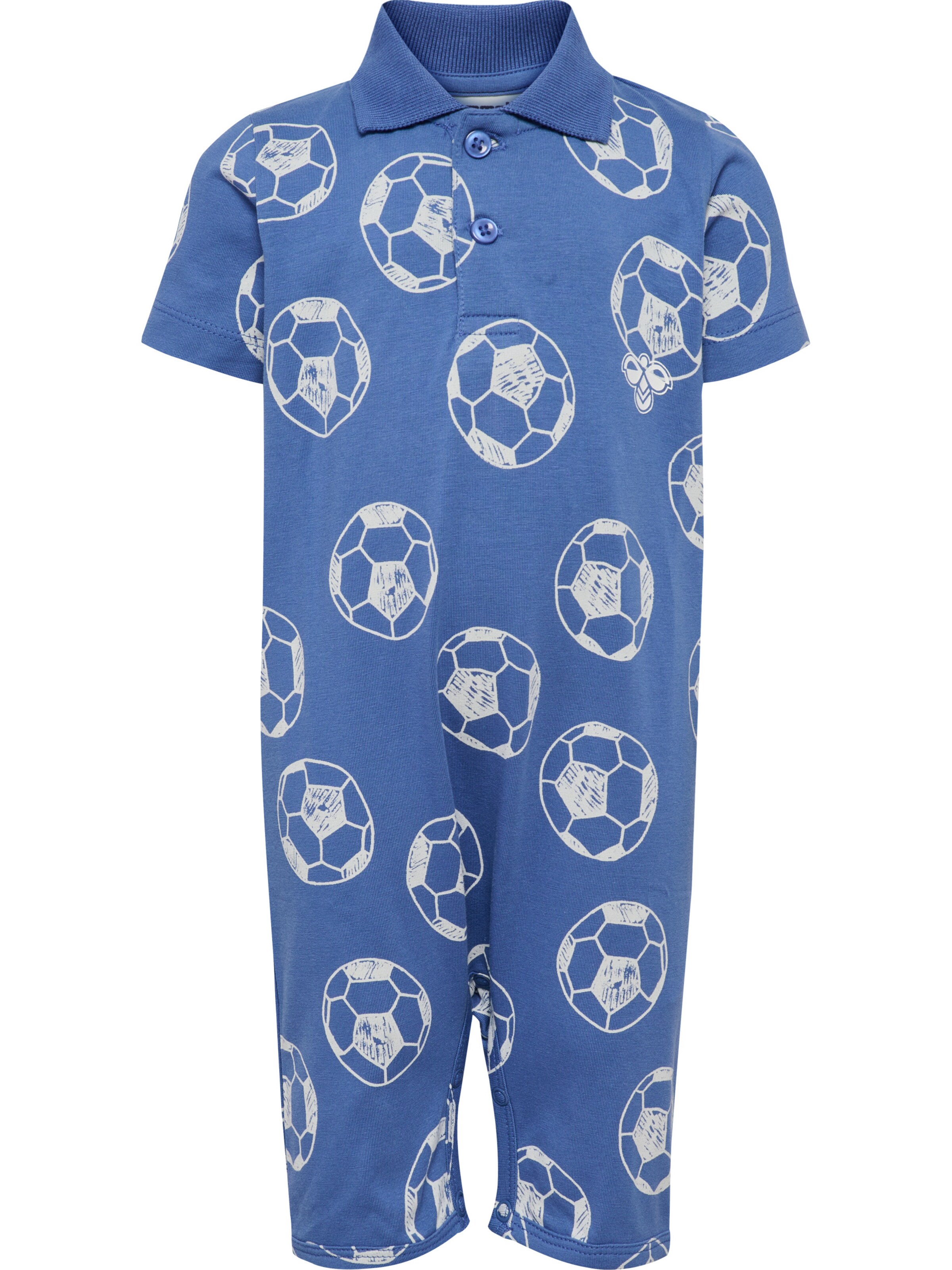 Hummel Rompertje/body 'Mini' in Blauw: voorkant