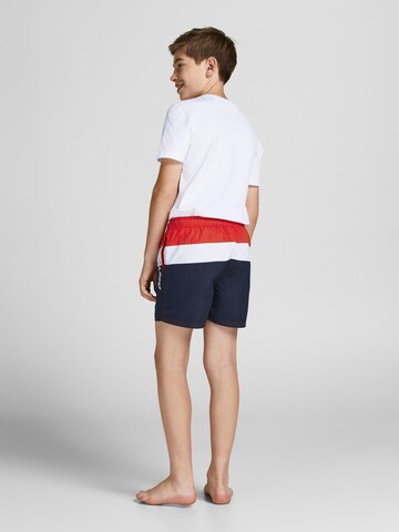 Jack & Jones Junior Board Shorts 'Crete' in Red