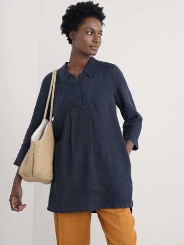 Seasalt Cornwall Tuniek 'Tide Clock' in Blauw: voorkant