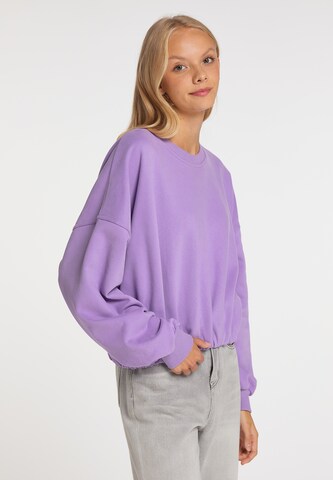 MYMO Sweatshirt in Purple: front