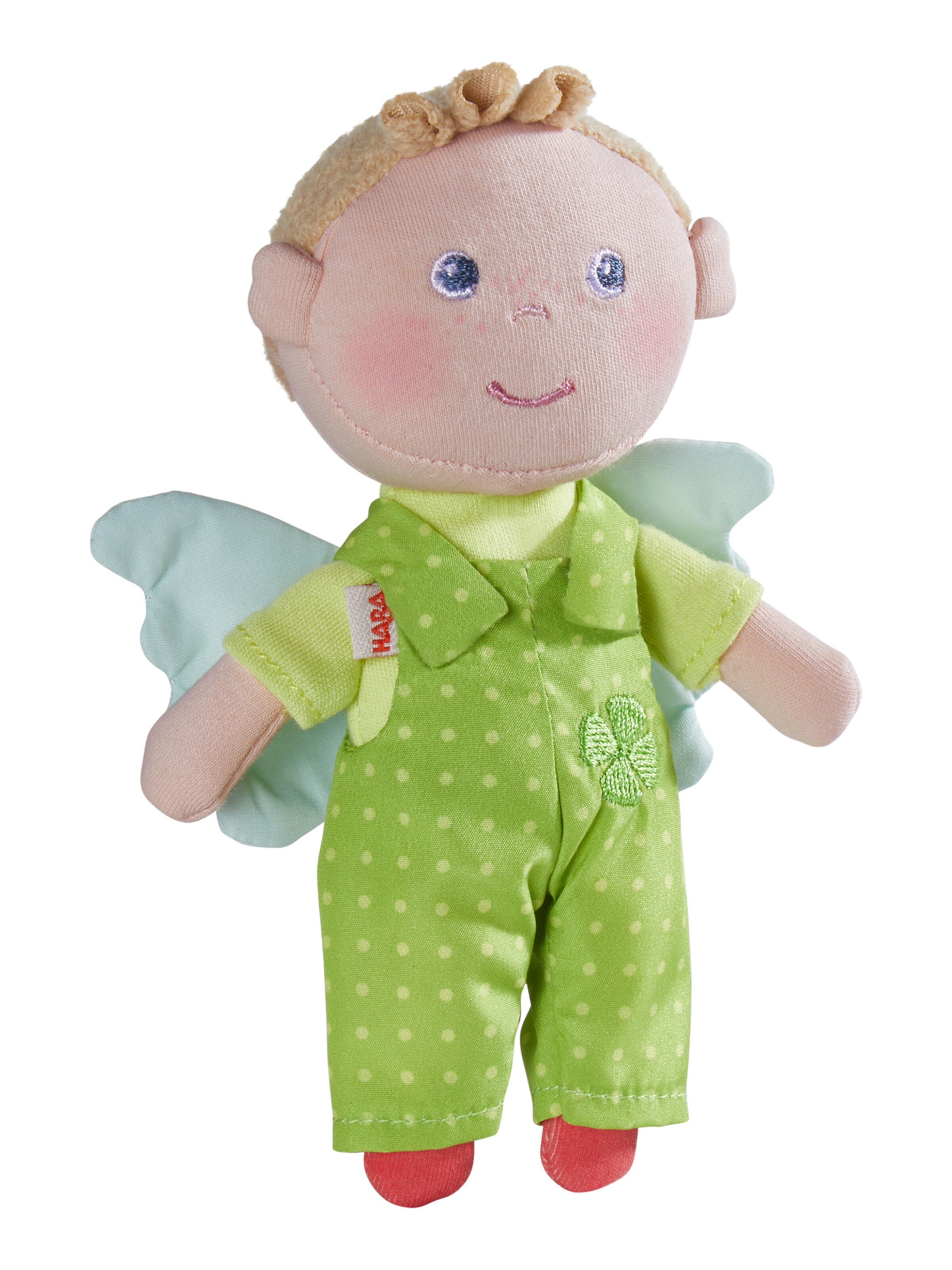 HABA Knuffels ' Schutzengel Lunis ' in Groen: voorkant