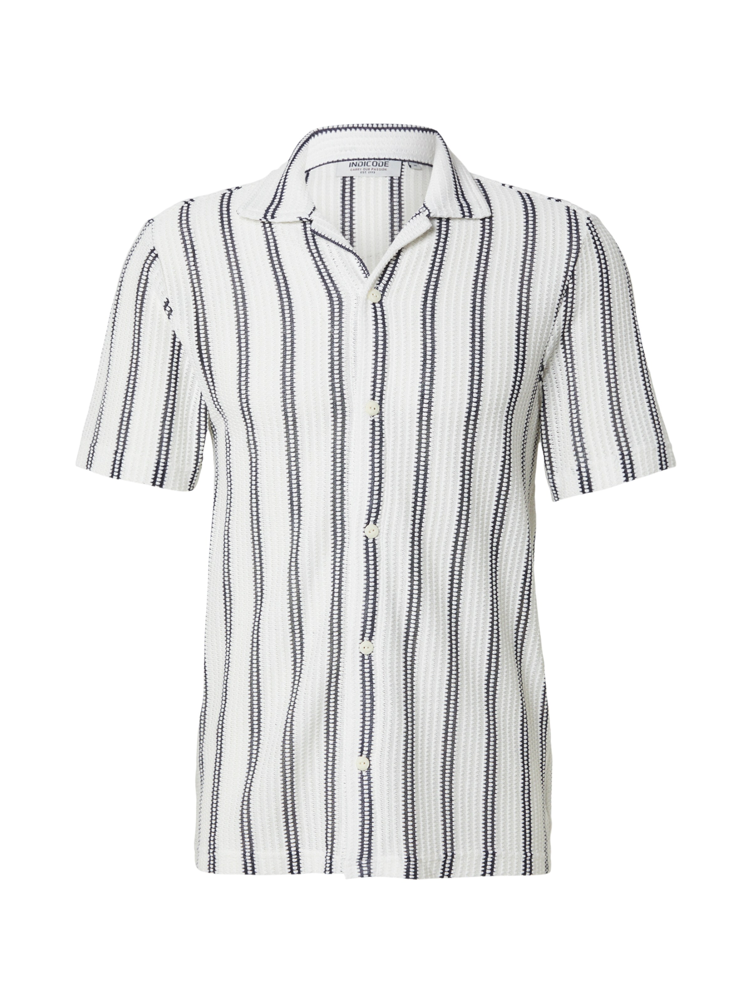 INDICODE JEANS Paita 'Olly' värissä valkoinen: etupuoli