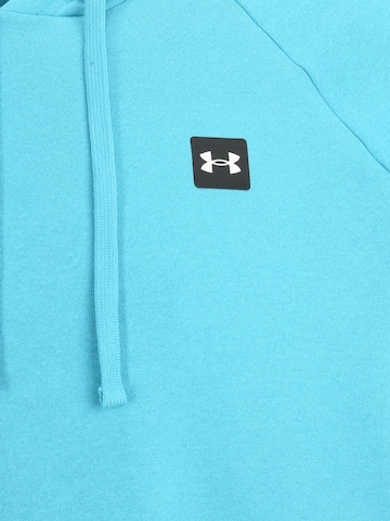 UNDER ARMOUR Regular fit Αθλητική μπλούζα φούτερ 'Rival' σε μπλε