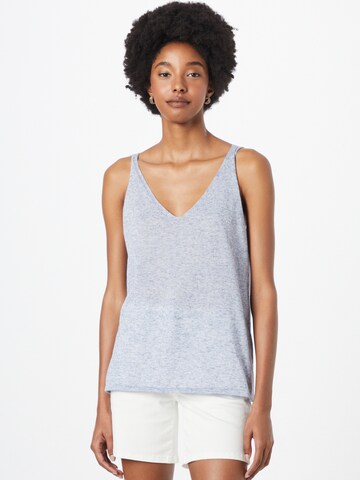 Tops en tricot 'MELODY' ONLY en bleu : devant