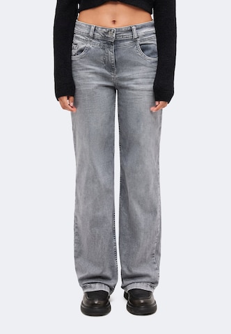 Wide leg Jeans 'Neele' di CECIL in grigio: frontale