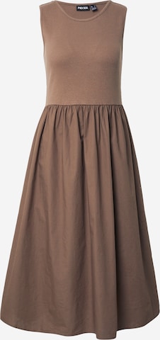 PIECESHaljina 'PCJONYA' - smeđa boja: prednji dio