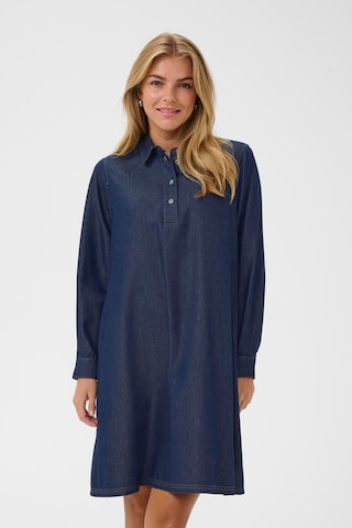 CULTURE Jurk 'CUAlvina' in Blauw: voorkant