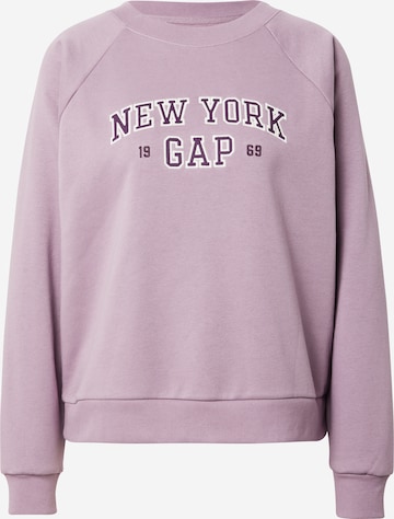 GAP Sweatshirt in Lila: voorkant