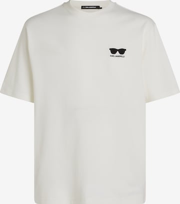 Karl Lagerfeld - Camisa em bege: frente