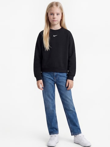 NIKE Спортен суитшърт 'Studio' в черно: отпред