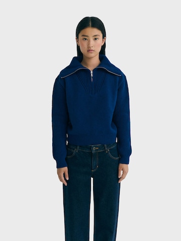 Thinking MU Pullover 'Tanit' in Blau: Vorderseite