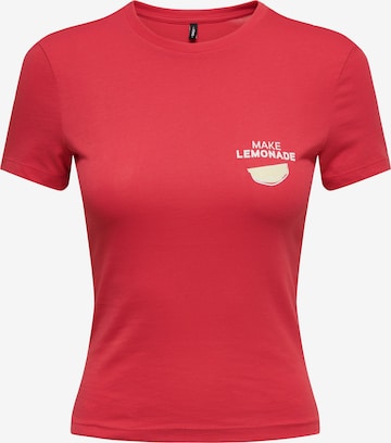 ONLY Shirt in Rot: Vorderseite