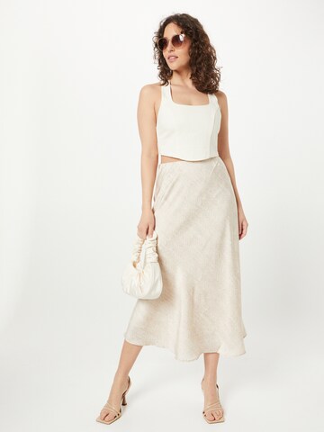 Neo Noir Skirt 'Bovary' in Beige