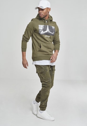 Sweat-shirt 'Pray' Mister Tee en vert