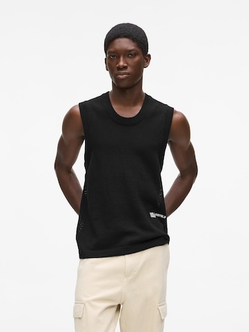 melns KARL LAGERFELD JEANS Džemperis: no priekšpuses