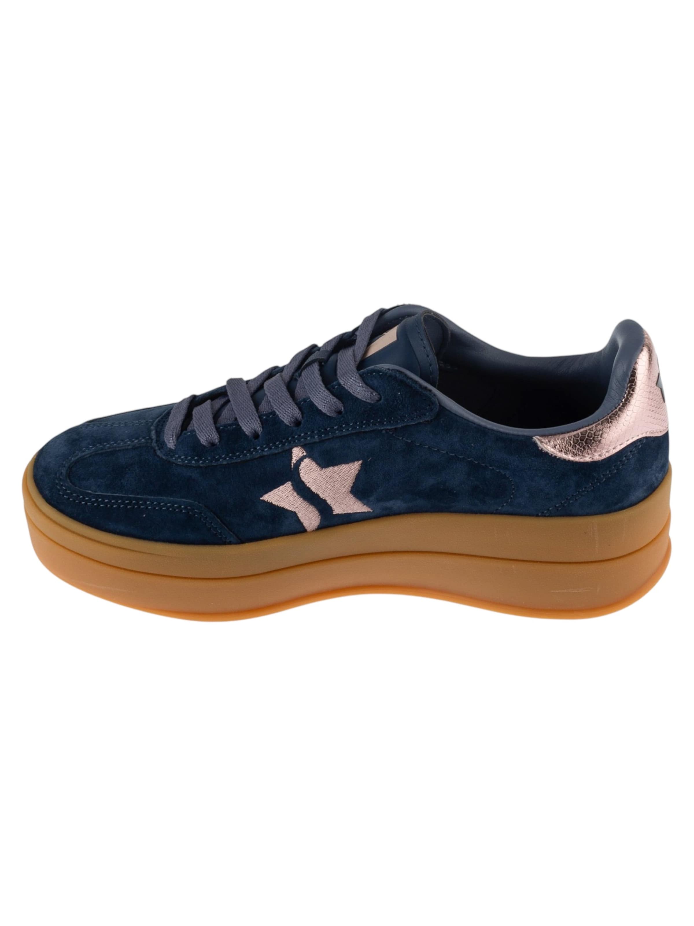 SKECHERS Platform trainers 'Skechers Academy Hi-Elevated Essence' in Blue