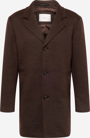 s.Oliver Between-Seasons Coat in Brown: front