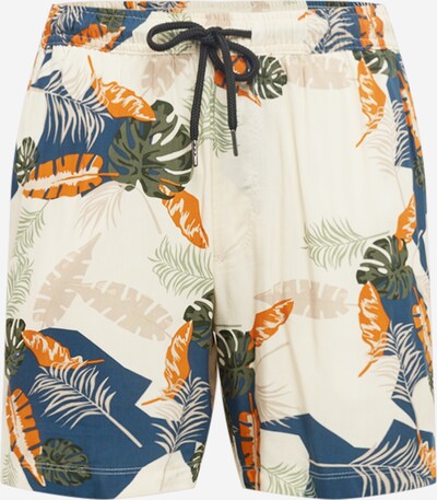 Redefined Rebel Shorts 'Elian' in beige / blau / grün / orange, Produktansicht
