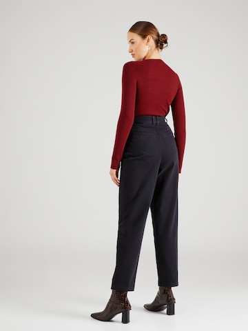 TOPSHOP Regular Hose in Schwarz