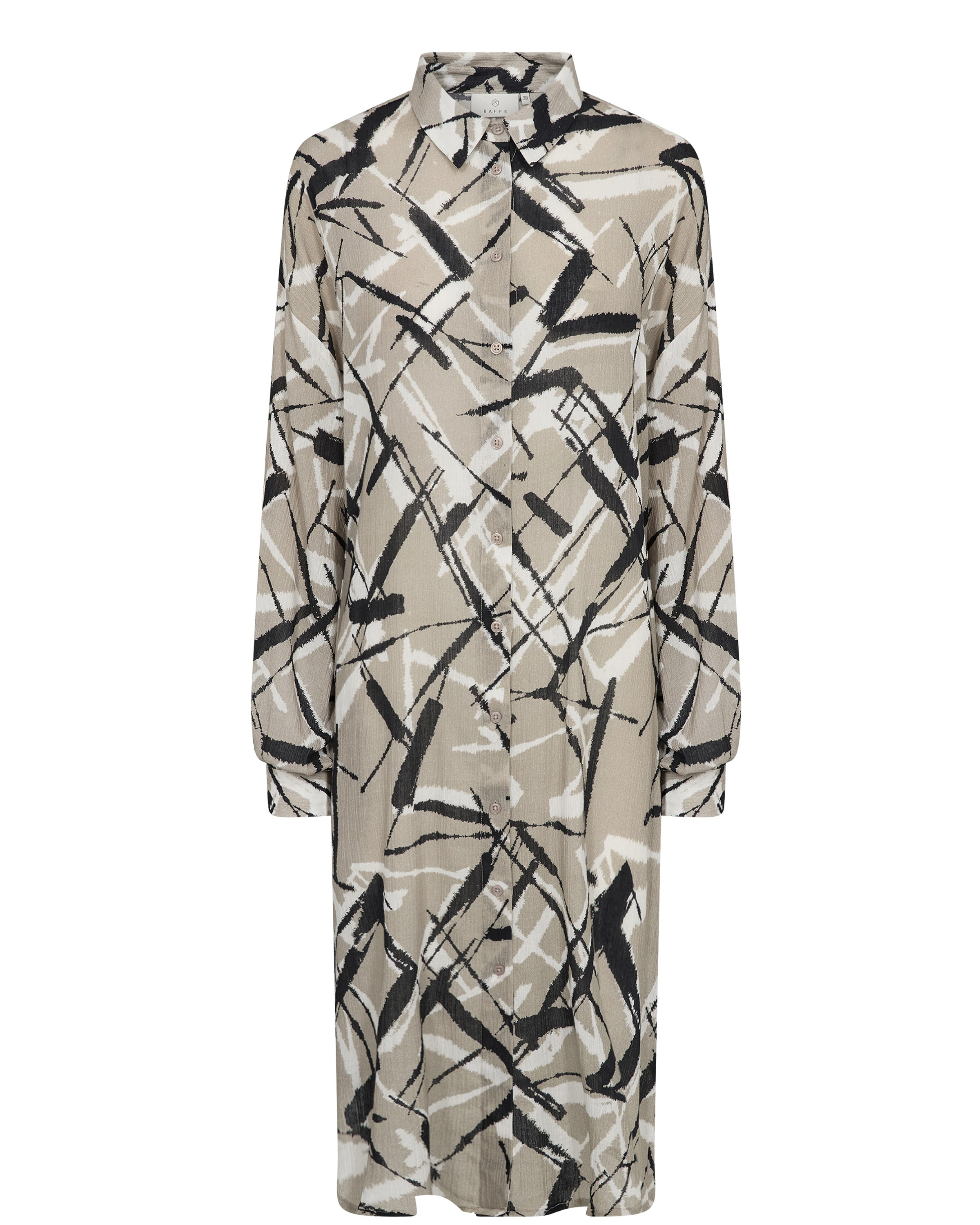 Kaffe Blusekjole 'Manilla' i beige: forside