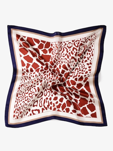 MayTree Scarf 'Seidentuch Safari' in Red: front